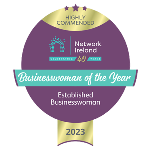 Highly Commended 2023 Badge (602 px) – Established Businesswoman (002)